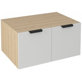 Тумба Норд Т01-800 дуб сонома / белая
