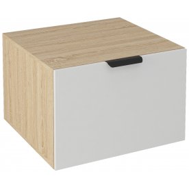 Тумба Норд Т02-600 дуб сонома / белая
