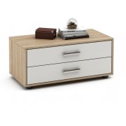 дуб сонома / белый