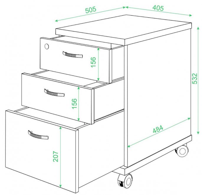 Тумба ТС-2 белый жемчуг