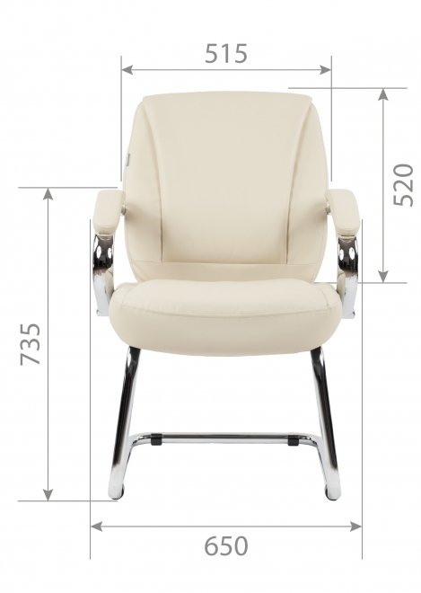 Офисный стул Chairman 794V экокожа бежевый