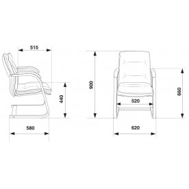Офисное кресло Бюрократ T-9927WALNUT-AV