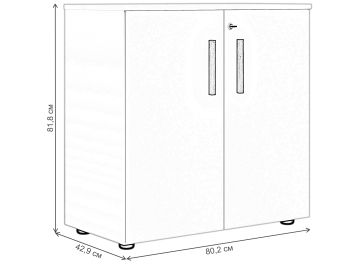 Тумба Forta FLC 80.1Z