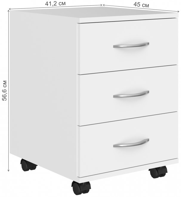 Тумба Skyland Simple SC-3M.1 серый