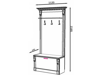 Готовая прихожая Визит-1