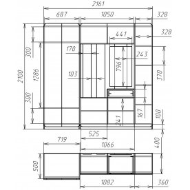 Прихожая Мебелеф 9