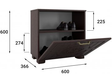 Модульная прихожая Монблан комплектация 5