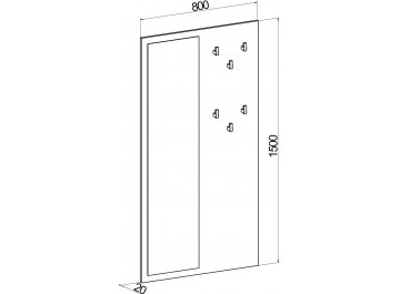 Модульная прихожая Виктория комплектация 1