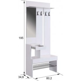 Модульная прихожая Баско К2 комплектация 2