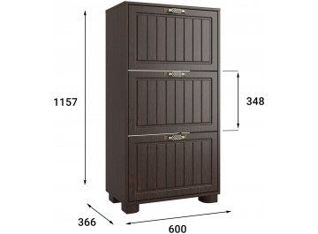 Модульная прихожая Монблан комплектация 3