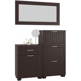 Модульная прихожая Монблан комплектация 3