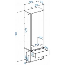 Модульная прихожая Роут