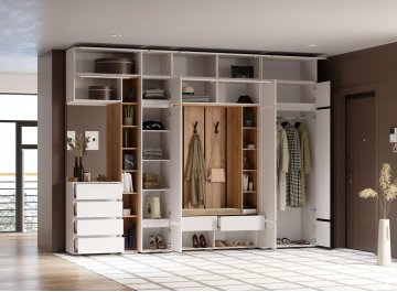 Модульная прихожая Роут комплектация 1