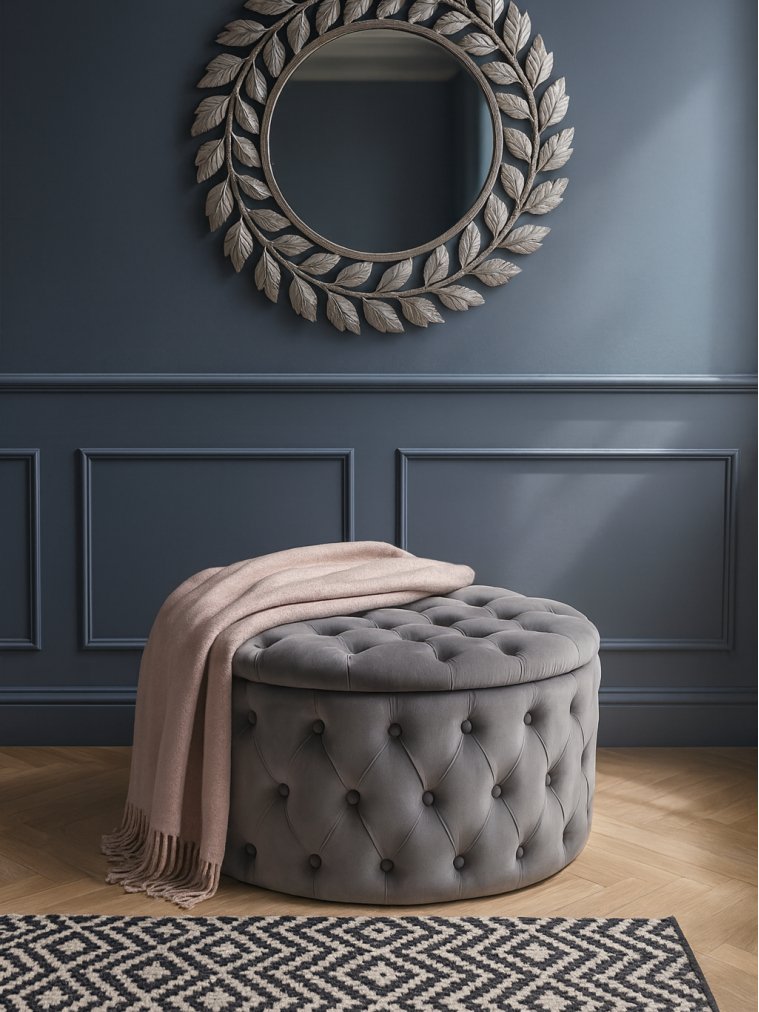 Пуф Nunez серый