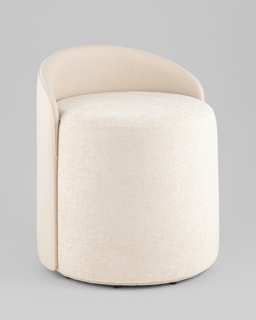 Пуф Тея шенилл бежевый