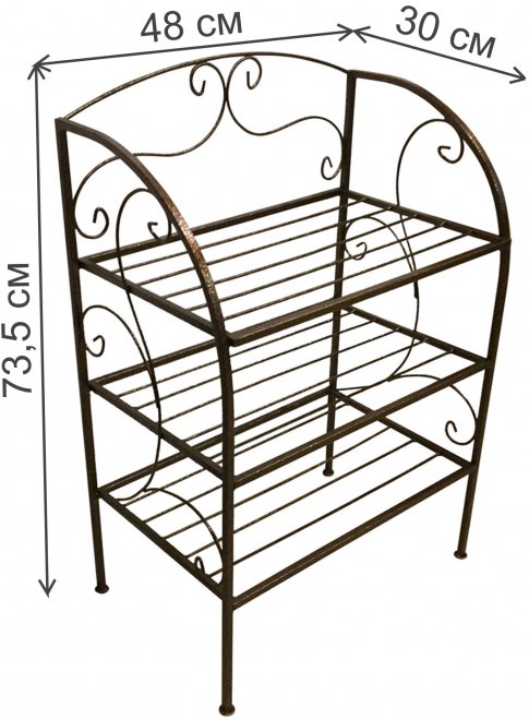 Обувница 3 полки