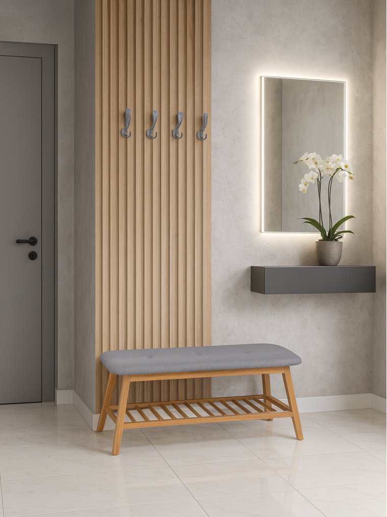 Обувница ST-15 серая