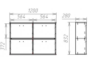 Обувница Мебелайн-18