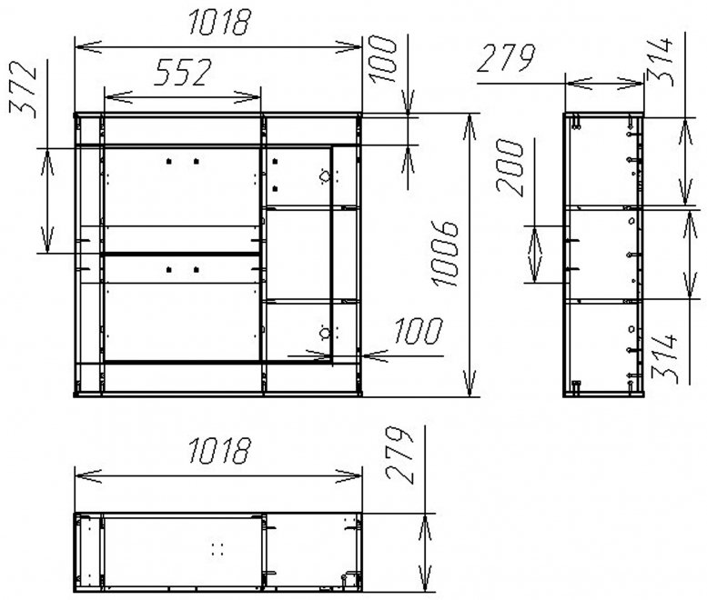 Обувница Мебелеф 21 венге / розовый глянец