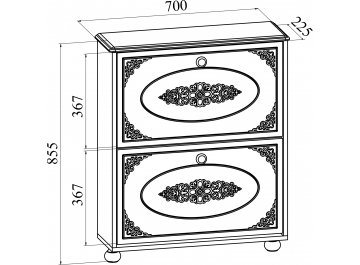 Обувница Ассоль АС-45