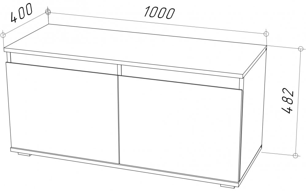 Обувница Шторм ПТ-100 белая