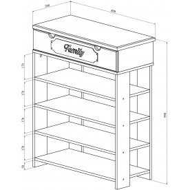 Обувница ДримСтар ДС-20 800