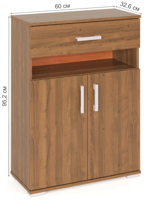 Обувница Вента-1 орех