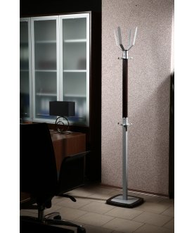 Напольная вешалка Босс 5 темно-коричневая / металлик