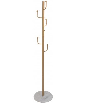Напольная вешалка Крокус (Crocus) золотой / белый