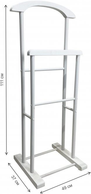 Напольная вешалка Лофт белый
