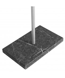 Напольная вешалка Пико 8 черный / металлик / торос графит софт