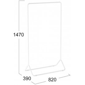 Напольная вешалка Радуга 3
