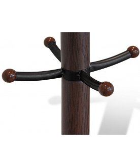 Вешалка для одежды SHT-CR9 темный орех / мрамор