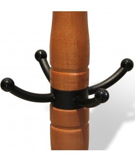 Напольная вешалка Долорес светлый орех / черный / мрамор