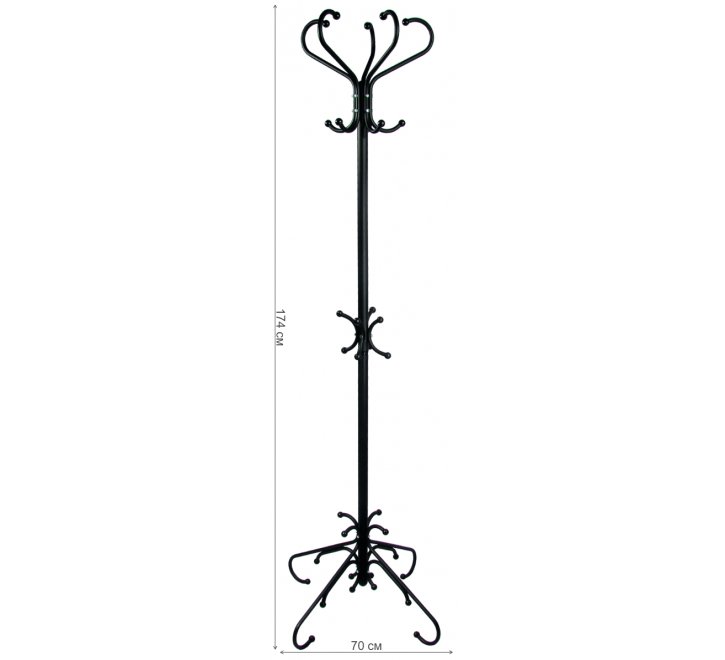 Вешалка напольная М 5 черная