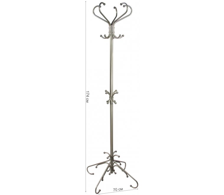 Вешалка напольная М 5 металлик