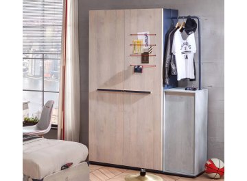 Вешалка настенная Trio синяя