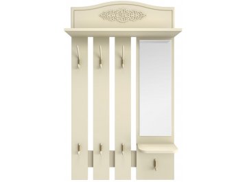 Вешалка настенная Ассоль плюс АС-76 ваниль