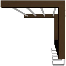 Настенная вешалка Дольче