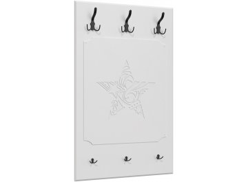 Вешалка настенная ДримСтар ДС-31 белое дерево