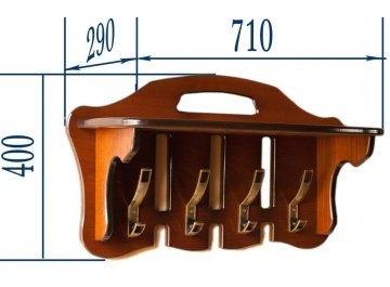 Настенная вешалка Парадиз