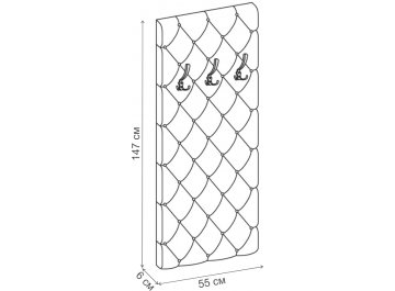 Настенная вешалка Ромб