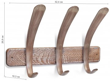 Вешалка настенная SHT-WH21 атланта брашированная