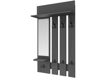 Вешалка настенная ВН-10 серый графит / графит