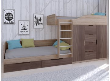 Двухъярусная кровать Астра 6
