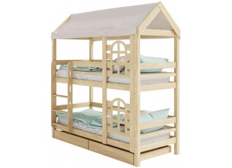 Двухъярусная кровать-домик Юпитер