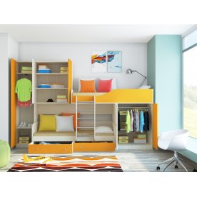 Двухъярусная кровать Лео