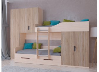 Двухъярусная кровать Лео