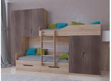Двухъярусная кровать Лео