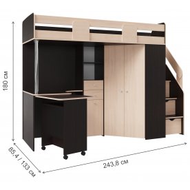 Двухъярусная кровать Лива